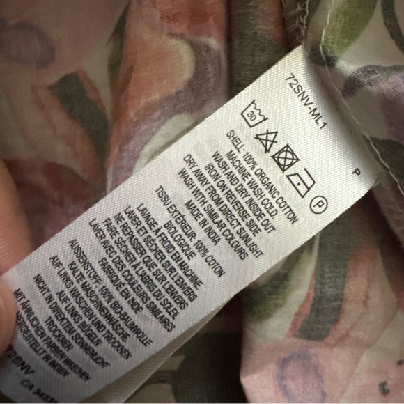 Vibrant Funky Floral Boho Cotton Top - Picture 8 of 8